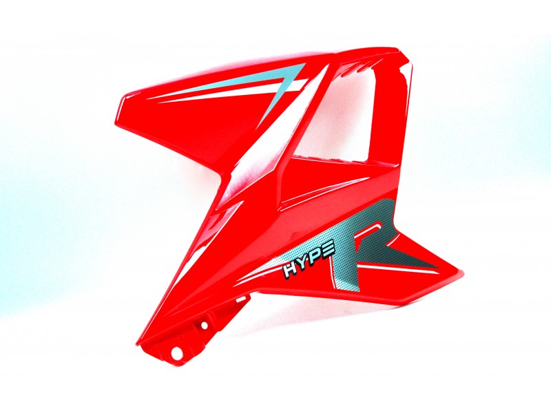 right fuel tank cover, red for Hyper 125 motorcycle