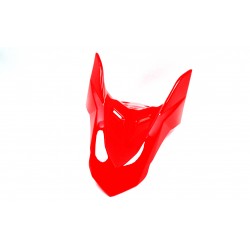 Front fender cover - top part, red for Hyper 125 motorcycle