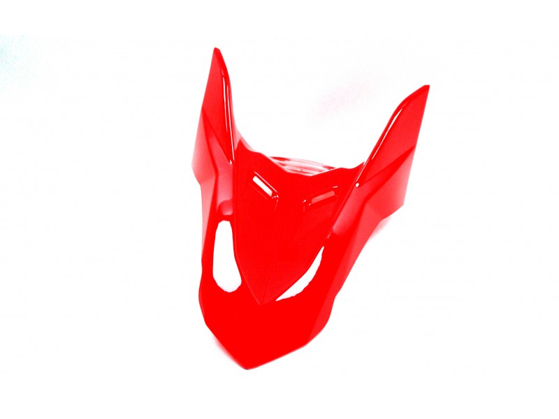 Front fender cover - top part, red for Hyper 125 motorcycle