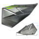 Left side cover, green for Hyper 125 motorcycle