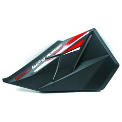 Right side cover, red for Hyper 125 motorcycle