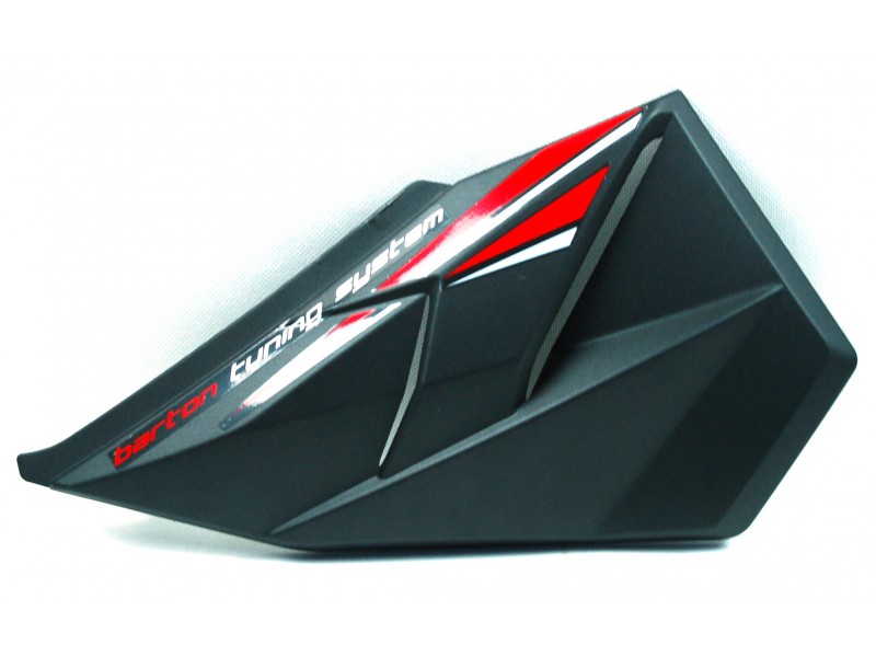 Right side cover, red for Hyper 125 motorcycle