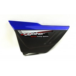 Left side cover, blue for Fighter 2 moped