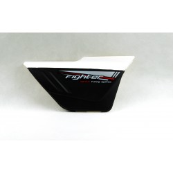 Right side cover, white for Fighter 2 moped