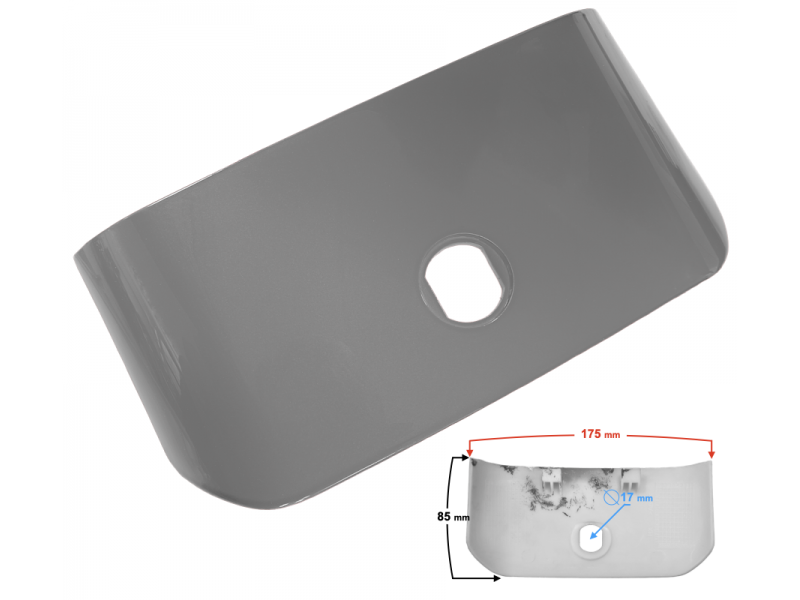 Obudowa - łącznik tył grafitowy Fighter 2