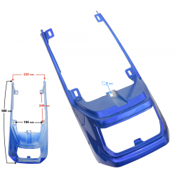 Rear blue cover for Fighter 2 moped