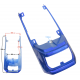 Rear blue cover for Fighter 2 moped