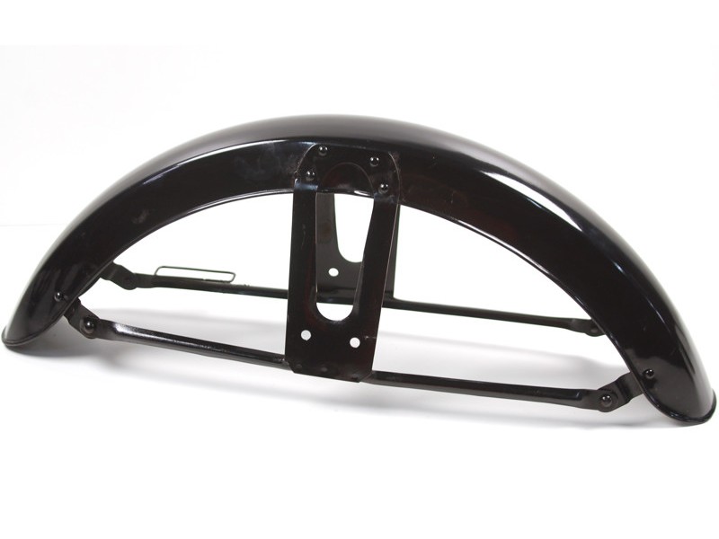 Cover - front fender , black for Ranger Classic moped