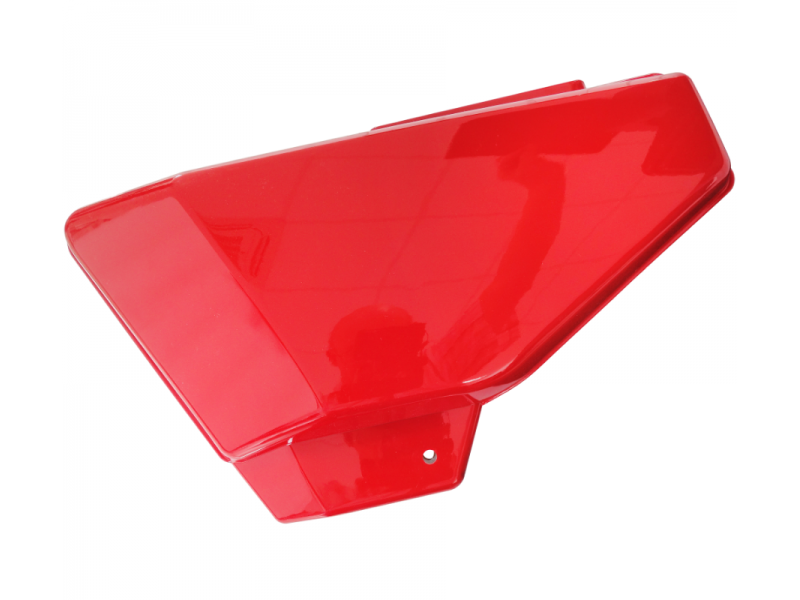Left side cover , red for Ranger Classic moped