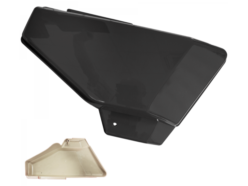 Right side cover , black for Ranger Classic moped