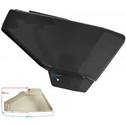 Right side cover , black for Ranger Classic moped