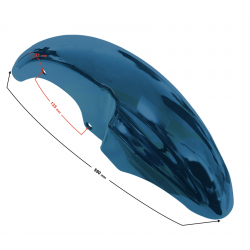 Cover - front fender , blue for Sprint 2 moped