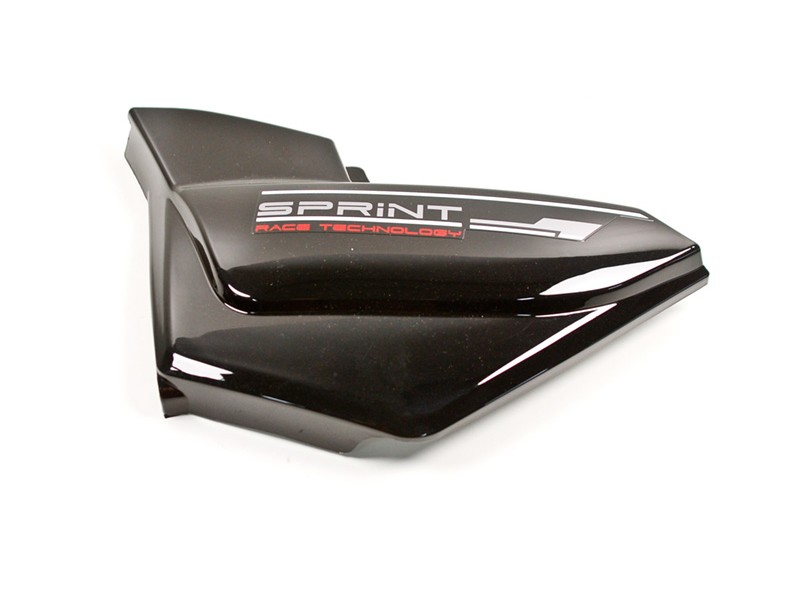 Side left cover, black for Sprint 2 moped