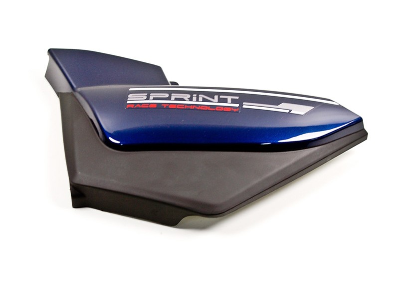 Side left cover, blue for Sprint 2 moped