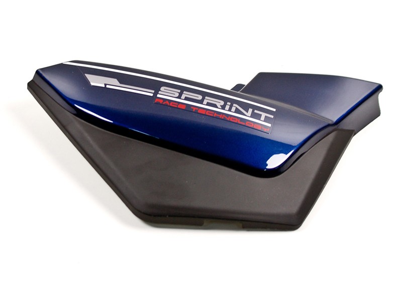 Side right cover, blue for Sprint 2 moped