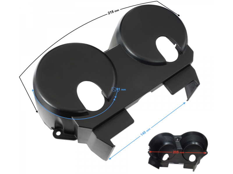 Speedometer cover (bottom) for Sprint 2 moped