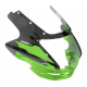 Headlamp cover, black-green for Sprint 2 moped