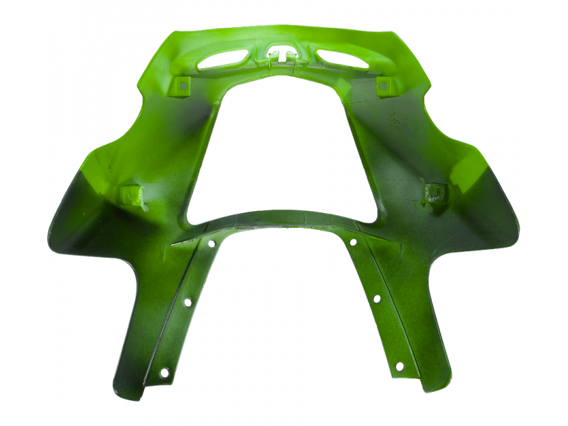 Headlamp cover, black-green for Sprint 2 moped