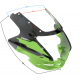 Headlamp cover, black-green for Sprint 2 moped