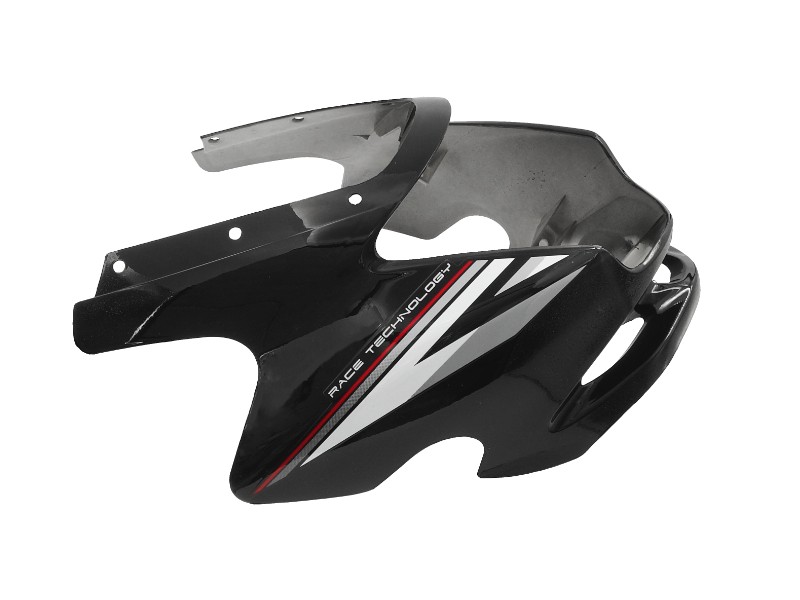 Headlamp cover, black for Sprint 2 moped