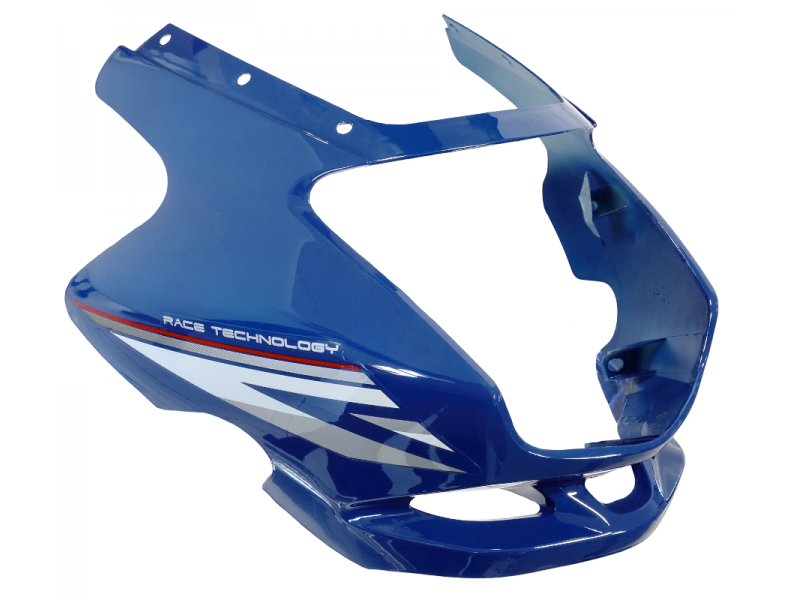 Headlamp cover, blue for Sprint 2 moped