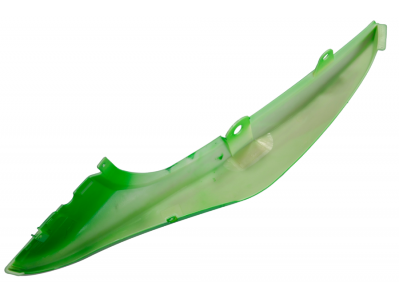 Rear left side cover, black-green for Sprint 2 moped