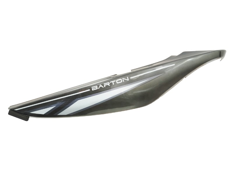 Rear left side cover, graphite for Sprint 2 moped