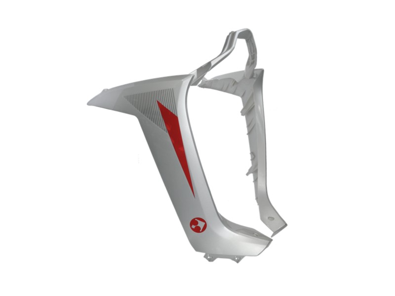 Front lower cover silver-red Scalpel 50