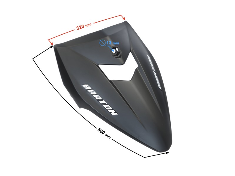 Front cover, graphite Scalpel 50