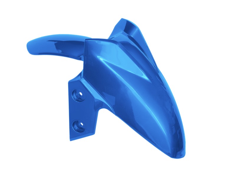 Front fender cover, blue Scalpel 50