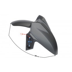 Front fender cover, graphite Scalpel 50