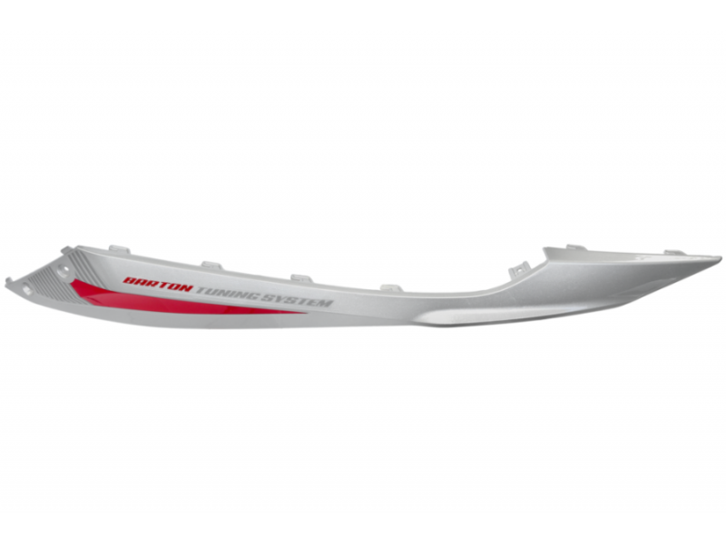 Lower left threshold cover, silver-red Scalpel 50