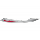 Lower left threshold cover, silver-red Scalpel 50