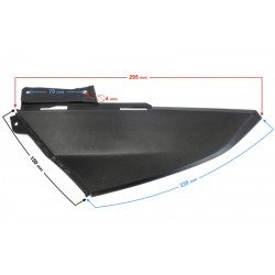 Front left side cover, black Scalpel 50