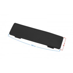 VIN number cover, black Scalpel 50