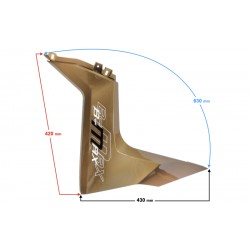 front right cover, gold for B-Max scooter