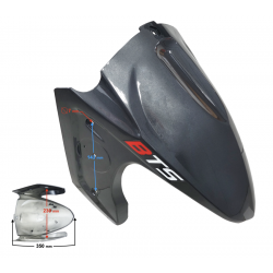 Cover - front fender, graphite for Falcon 125 2 scooter