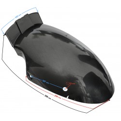 Cover - rear fender back part, graphite for Falcon 125 2 scooter