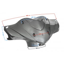 Gloss steering wheel cover , graphite for Falcon 125 2 scooter