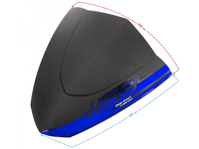 Black-blue fairing for Falcon 125 2 scooter