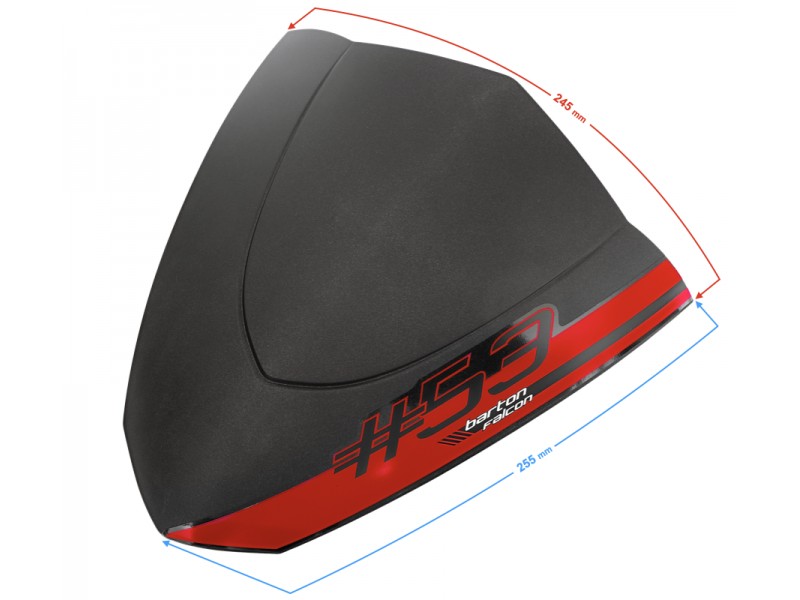Black-red fairing for Falcon 125 2 scooter