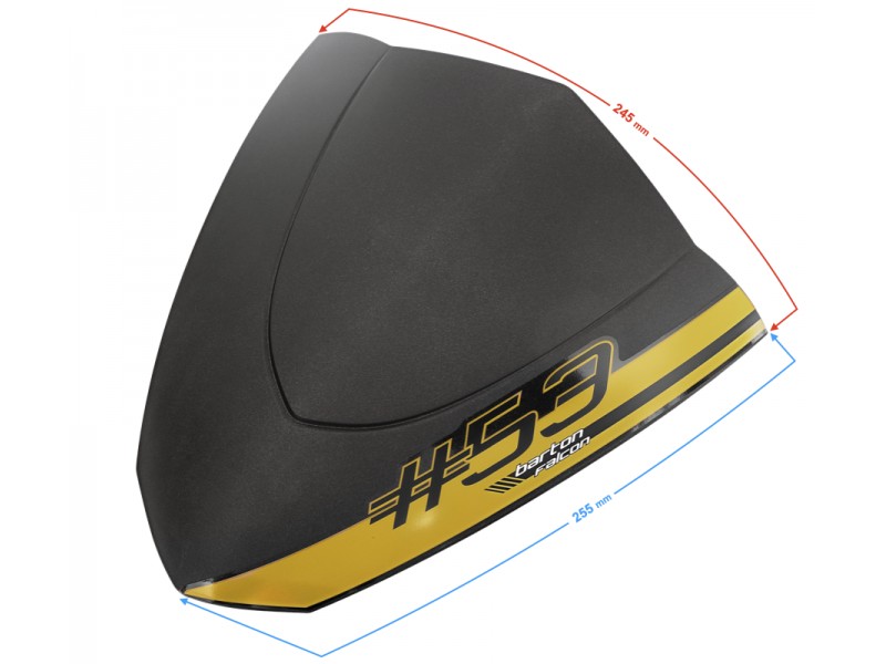 Black-gold fairing for Falcon 125 2 scooter