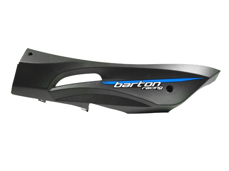 Left threshold cover, black-blue for Falcon 125 2 scooter