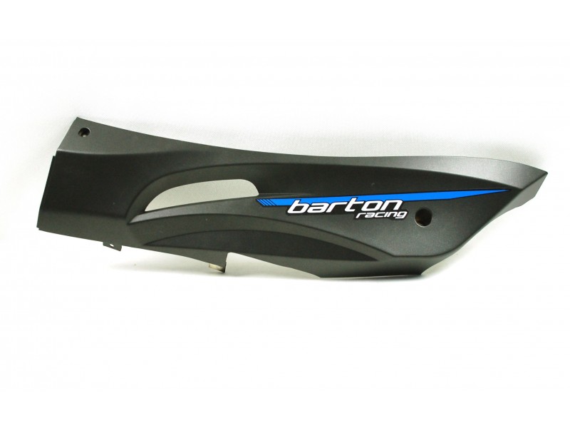 Left threshold cover, black-blue for Falcon 125 2 scooter