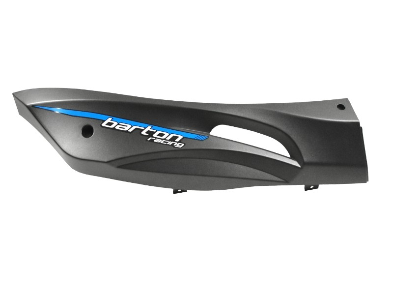 Right threshold cover, black-blue for Falcon 125 2 scooter