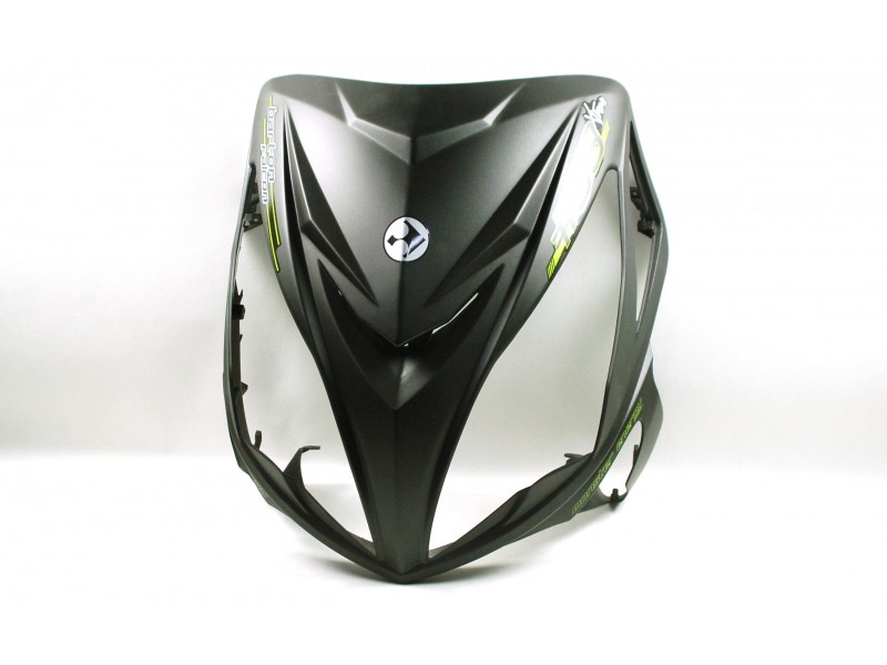 Headlamp cover black-green for Falcon 125 2 scooter