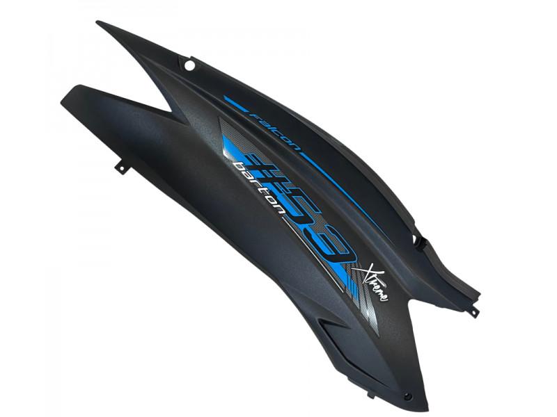Rear right cover, black-blue for Falcon 125 2 scooter