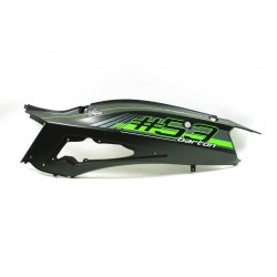 Rear left cover , black-green for Falcon 2 scooter