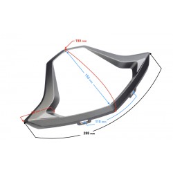 Speedometer cover decor, graphite for Energy scooter