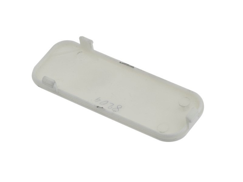 Shock absorber cover decor, left, white for E-Max scooter